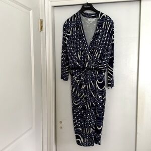 MaxMara dress with matching belt; made in Italy